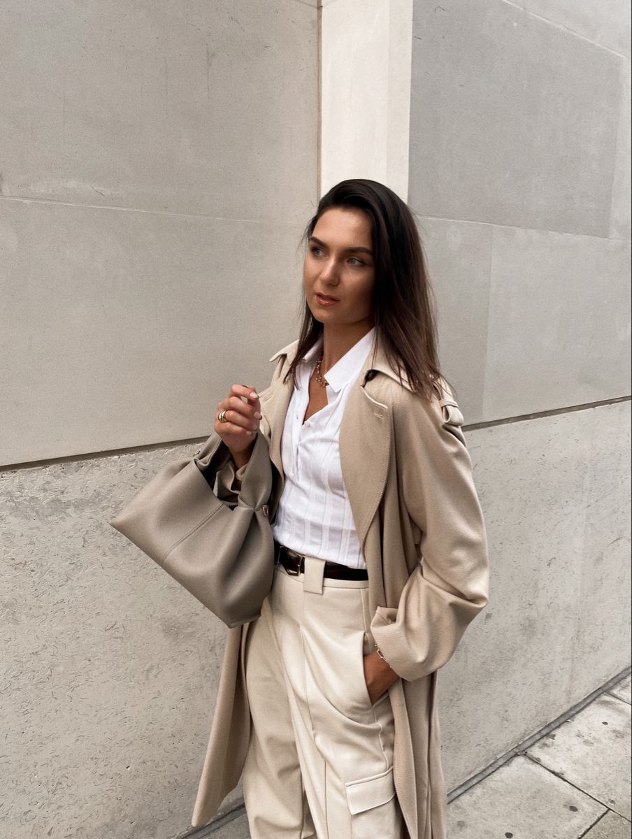 Polene Numéro Neuf beige kaki foncé