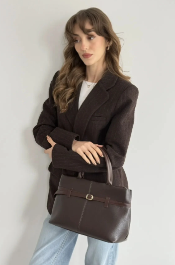 Sac Manu marron foncé