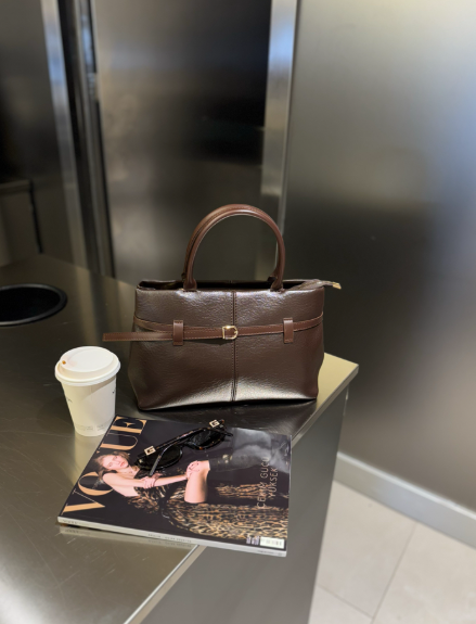 Sac Manu marron foncé