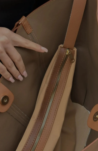 Sac zara marron camel