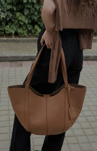 Sac zara marron camel