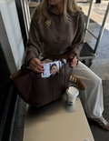 Sac zara marron foncé