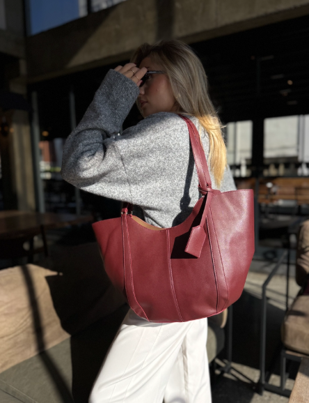 Sac zara bordeaux