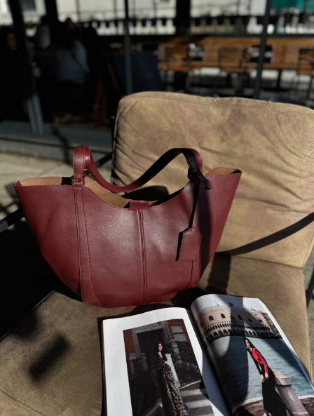Sac zara bordeaux