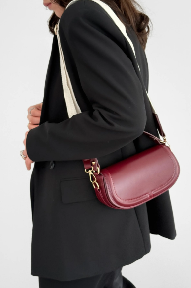 Sac mini Zara  bordeaux
