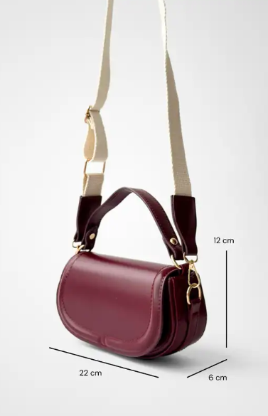 Sac mini Zara  bordeaux