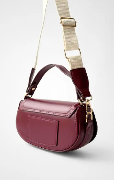 Sac mini Zara  bordeaux