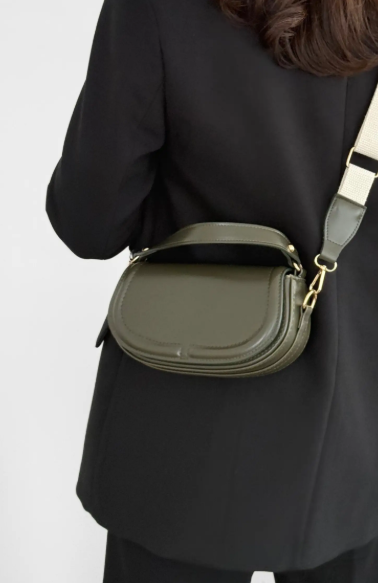 Sac mini Zara vert olive