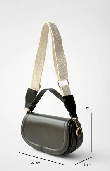 Sac mini Zara vert olive