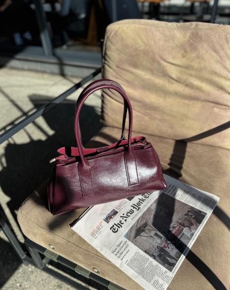 sac cuir zoa bordeaux