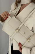 sac reca en blanc cassé