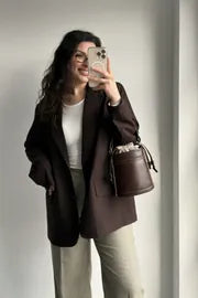 sac  Zoa en marron foncé
