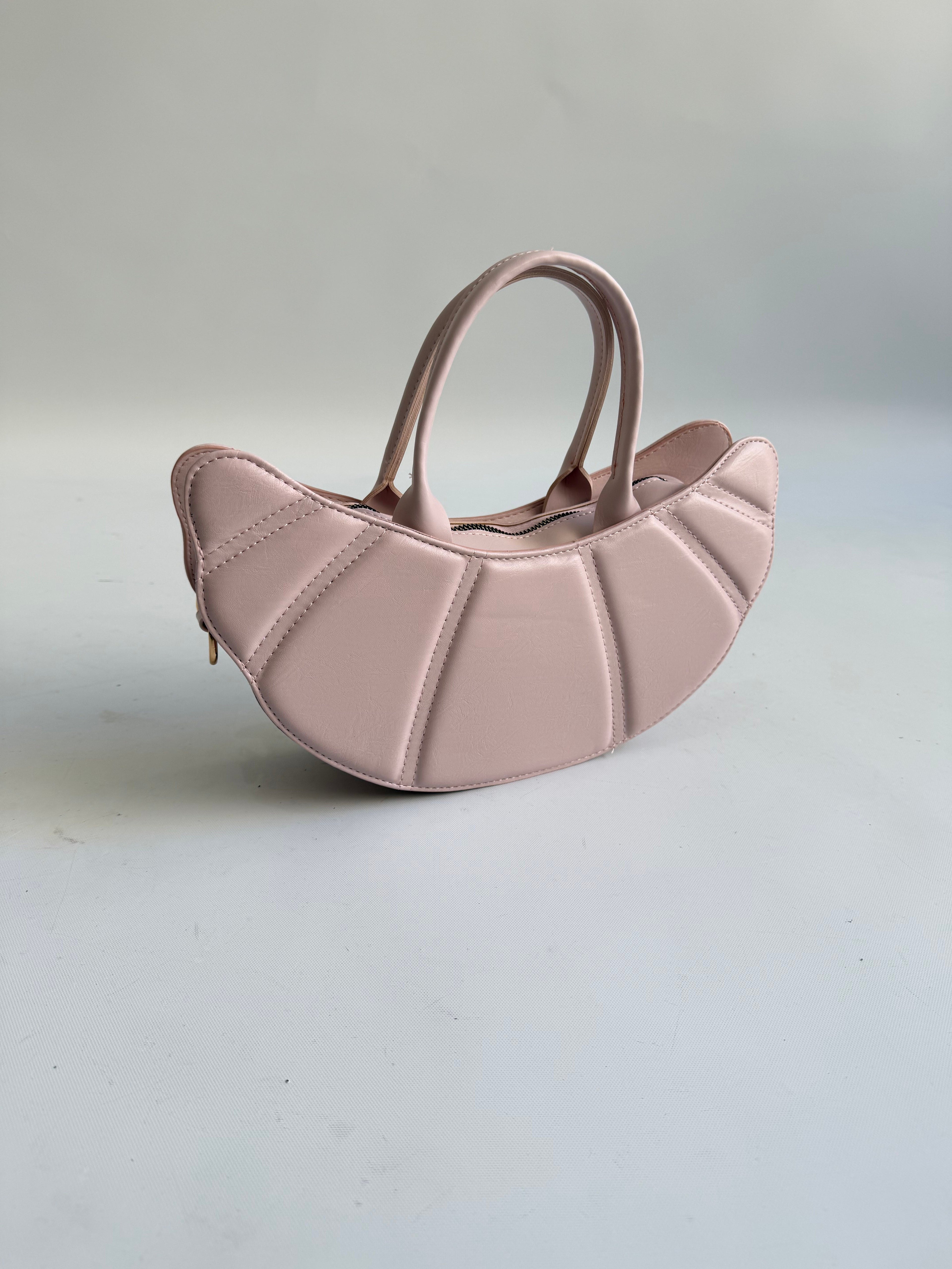 sac Croissant en rose
