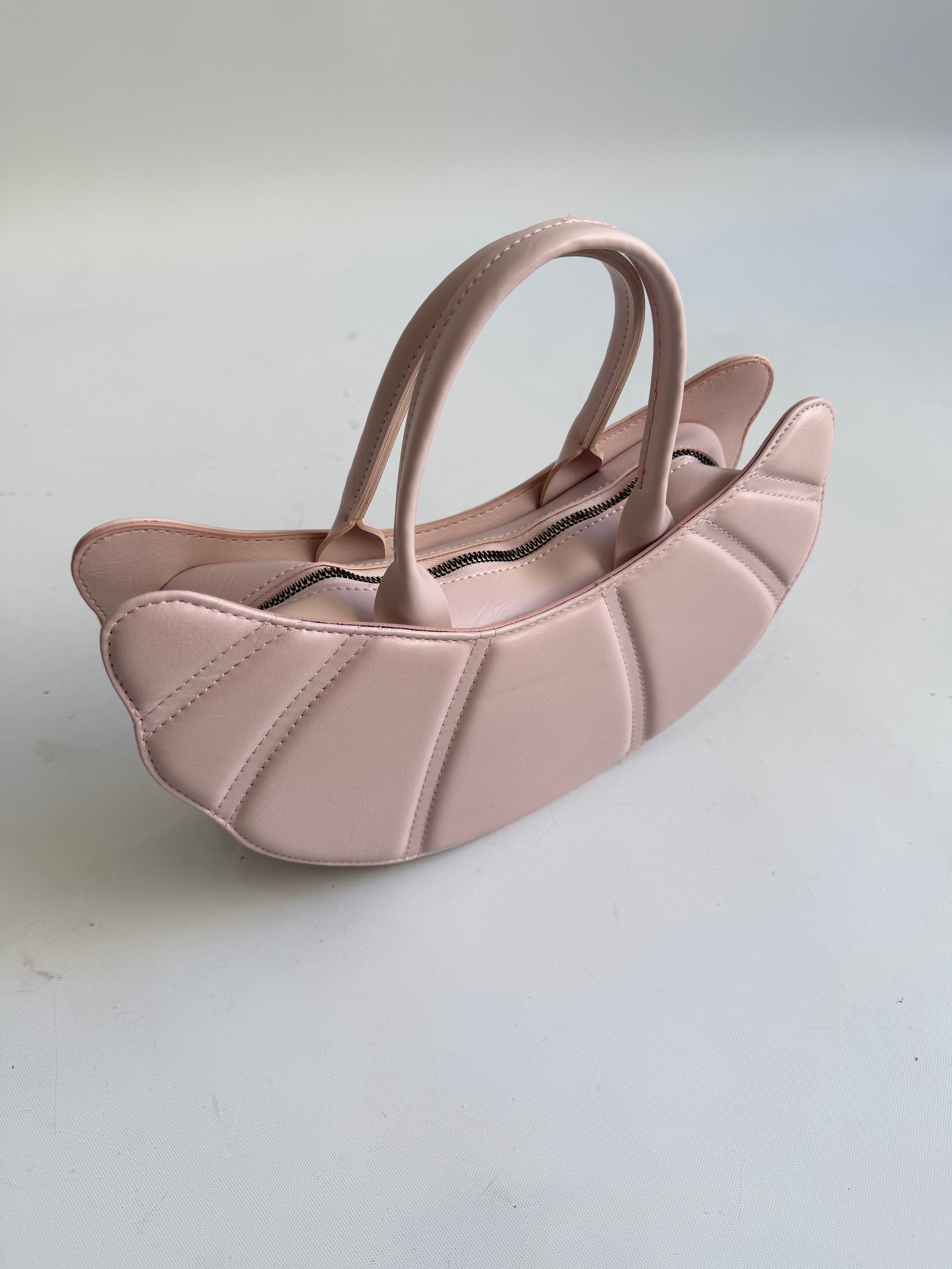 sac Croissant en rose