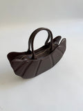sac Croissant en marron foncé