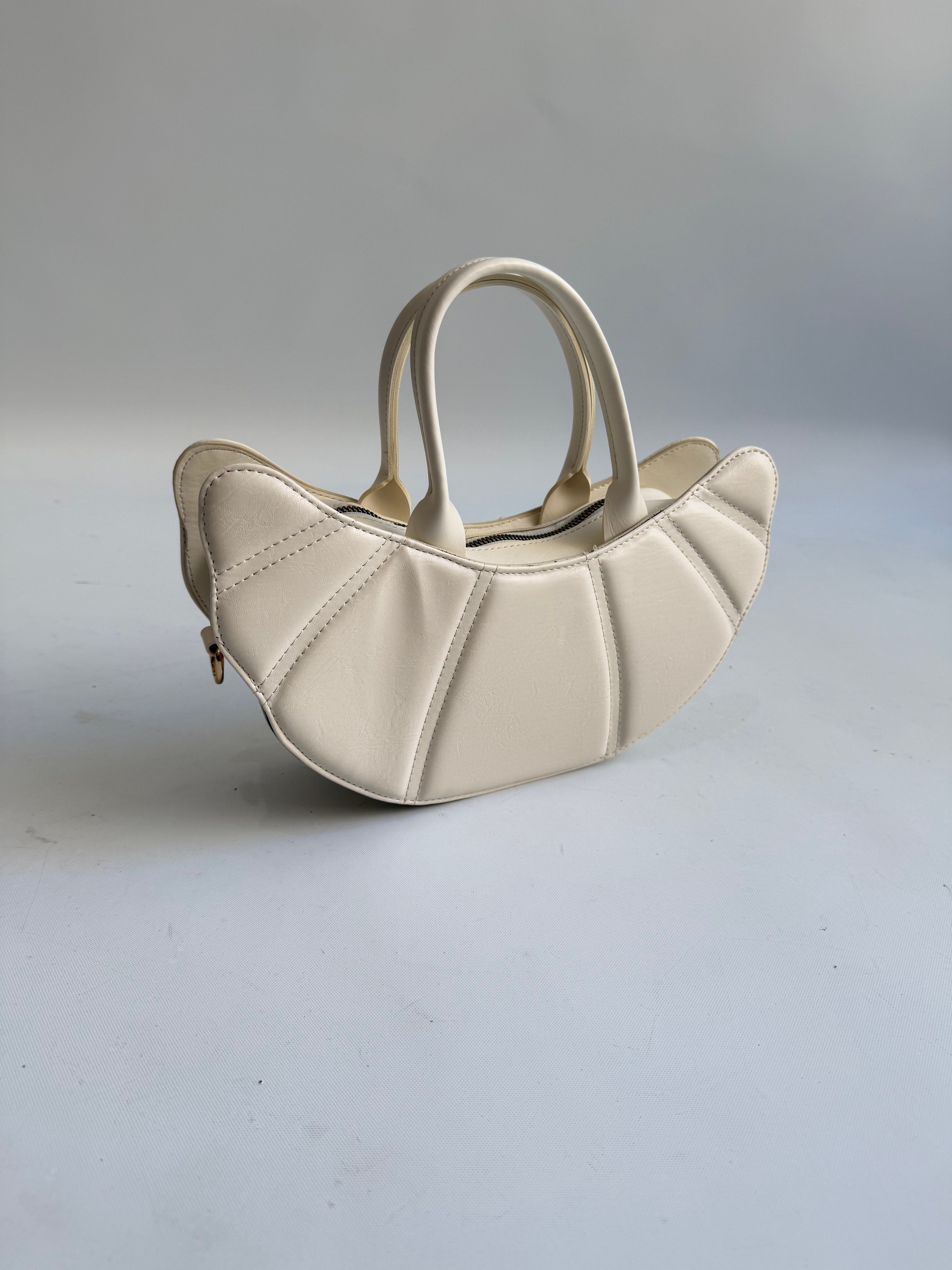 sac Croissant en cream