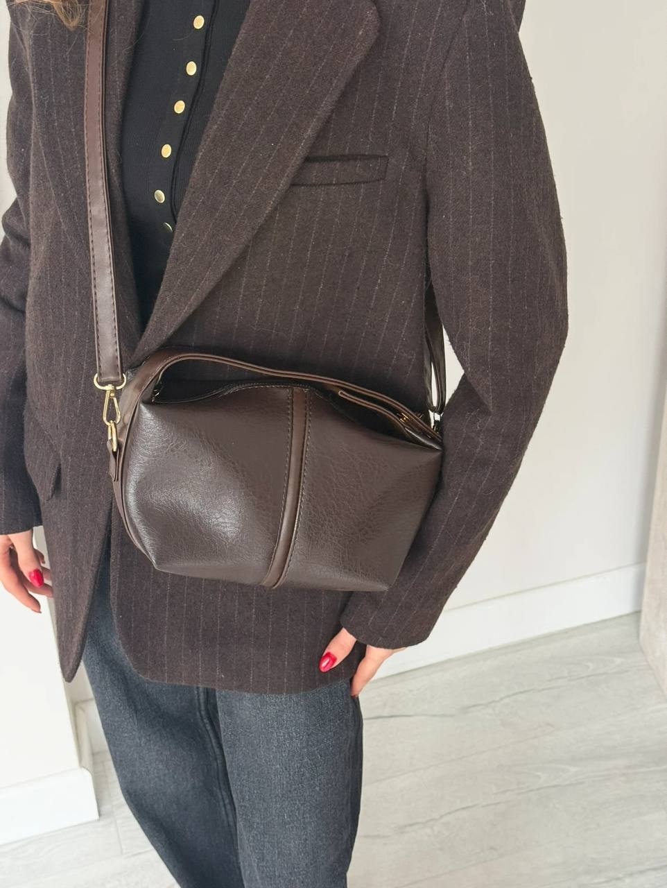 Fella bag en marron foncé