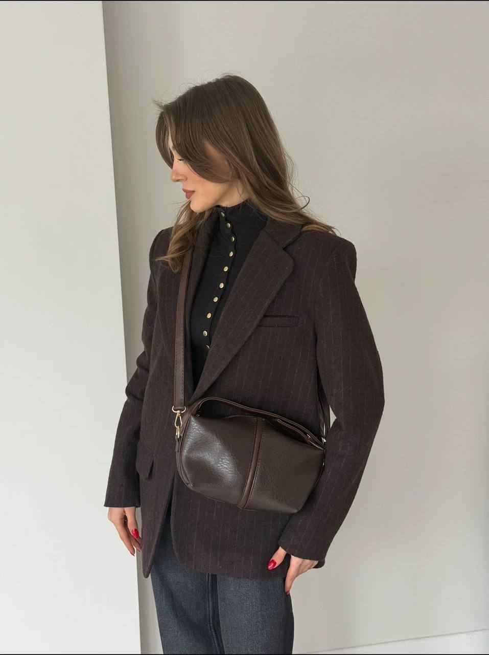 Fella bag en marron foncé