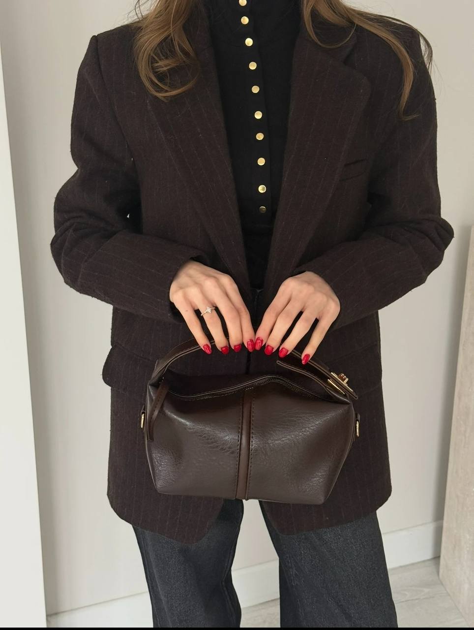 Fella bag en marron foncé