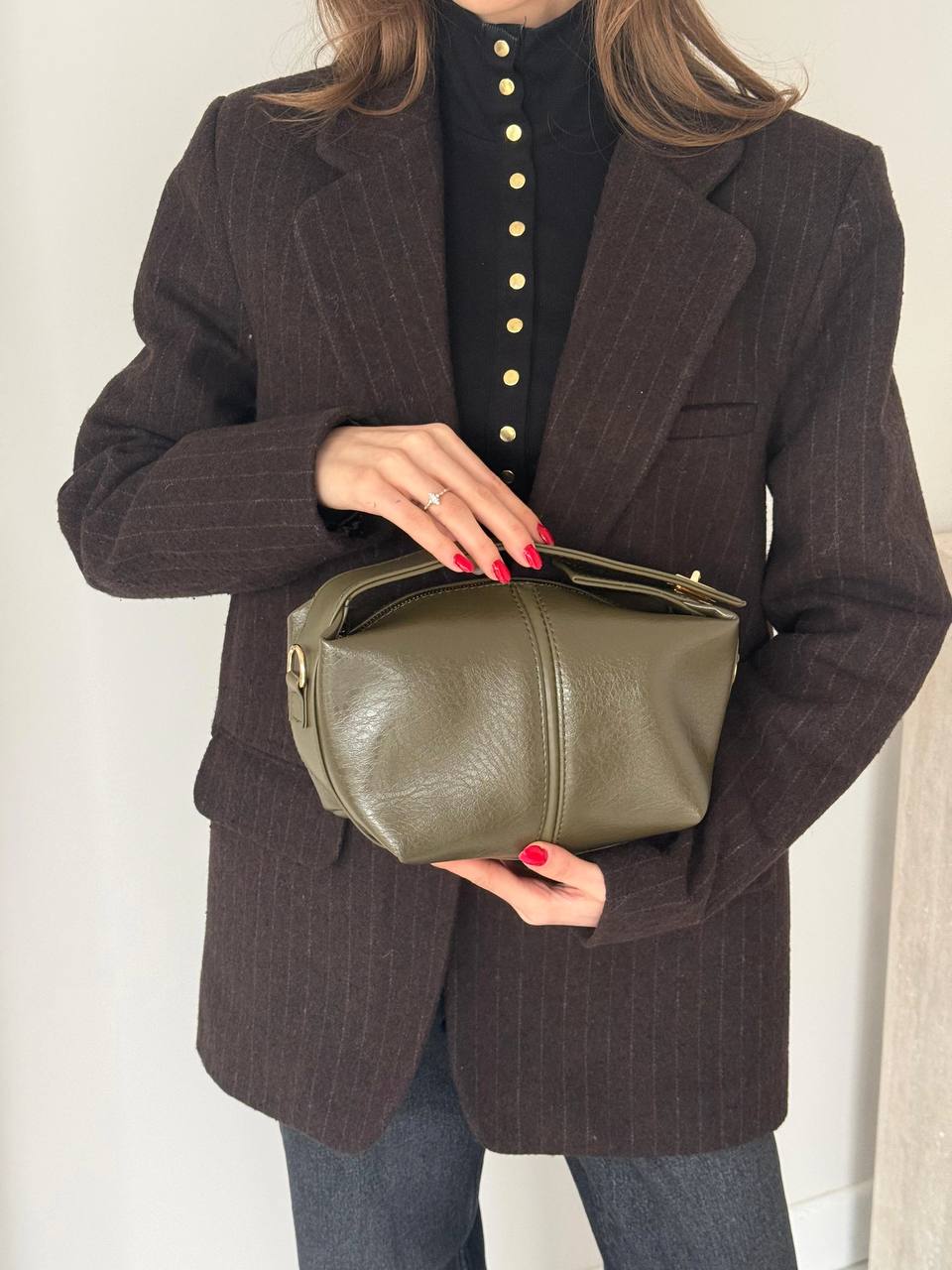 Fella bag en vert olive