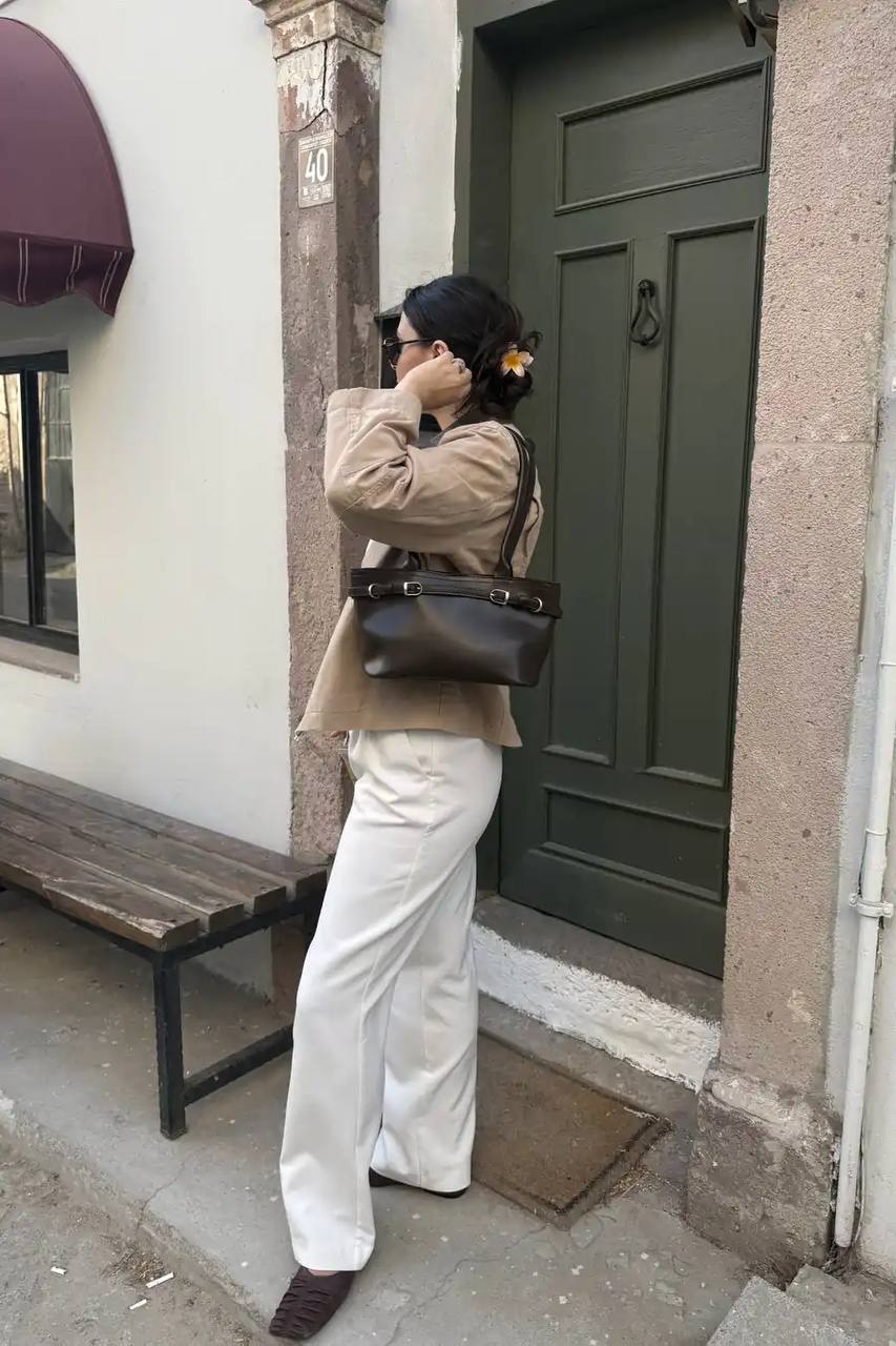 Sac glove marron foncé