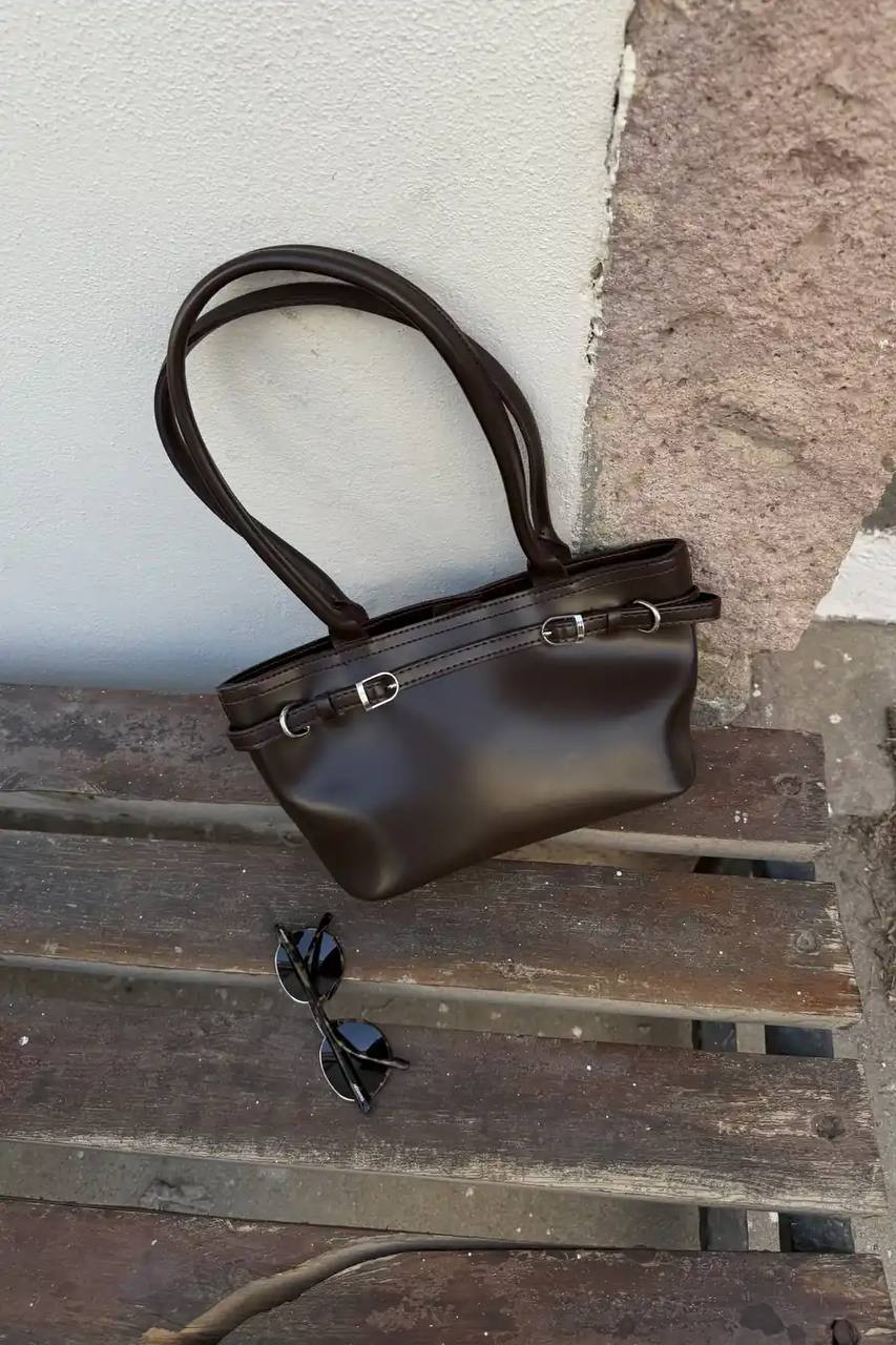 Sac glove marron foncé
