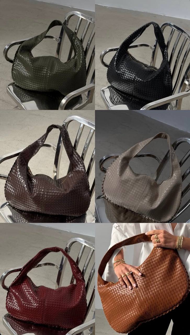 Sac slouchy oval marron camel