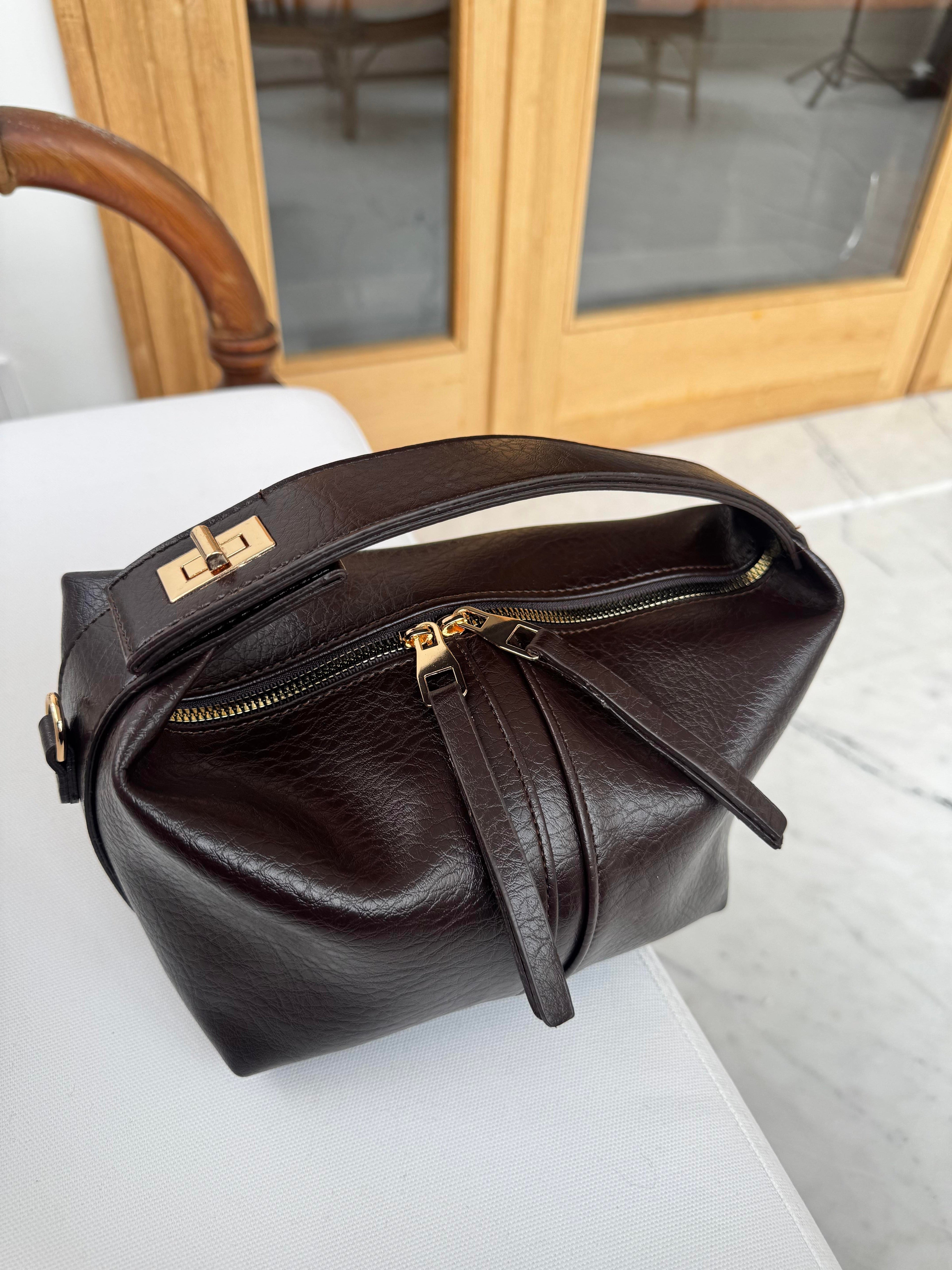Fella bag en marron foncé